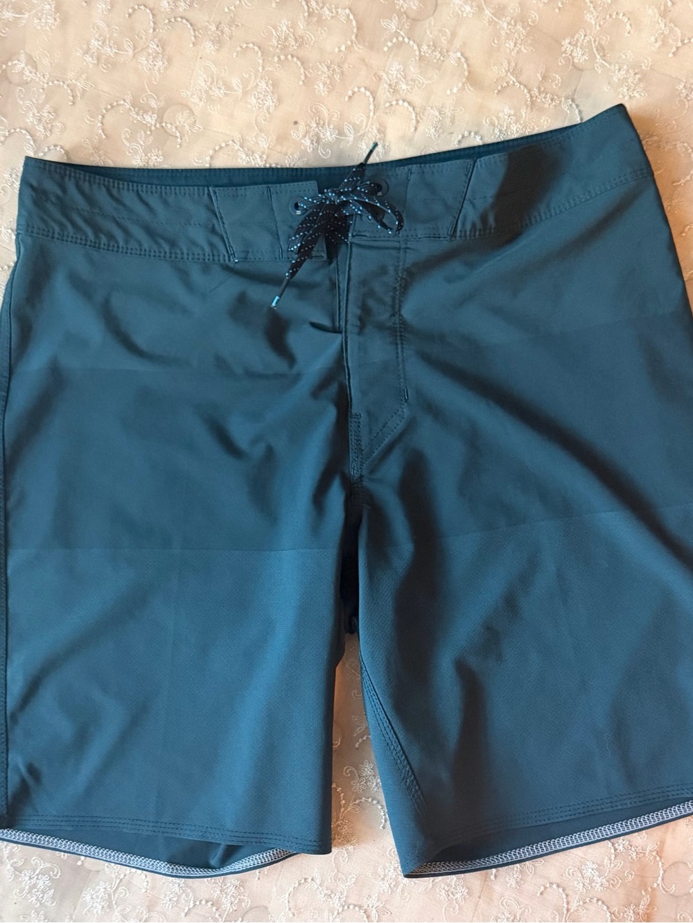 Billabong Men's Teal Board Shorts with Drawstring